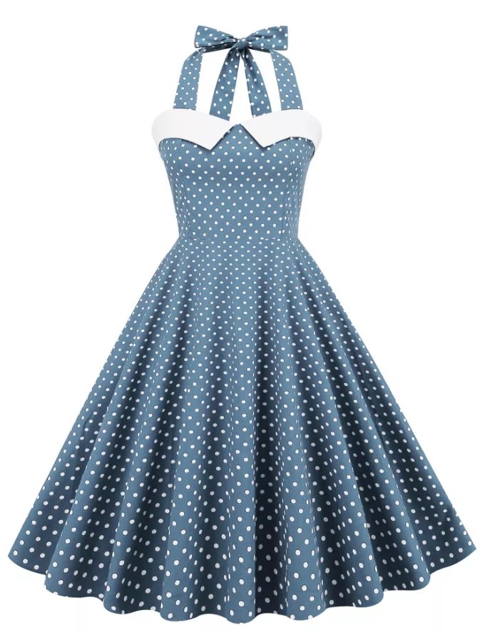 Robe Vintage 1950 Etoiles - Louise Vintage