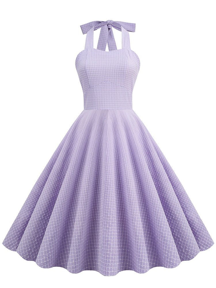 Robe Vintage 1950 Violet - Louise Vintage