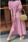 Robe Vintage Année 1940 Rose - Louise Vintage