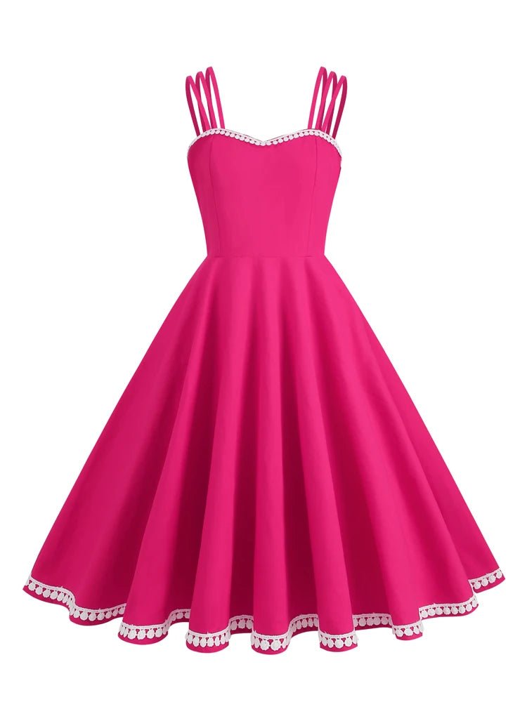 Robe Vintage Année 50 Epaule Dégagée - Louise Vintage