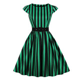 Robe Vintage Année 50 Grande Taille Rayures - Louise Vintage