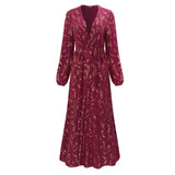Robe Vintage Année 70 Rouge - Louise Vintage