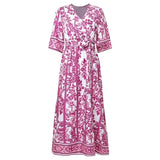 Robe Vintage Année 70 Violet - Louise Vintage