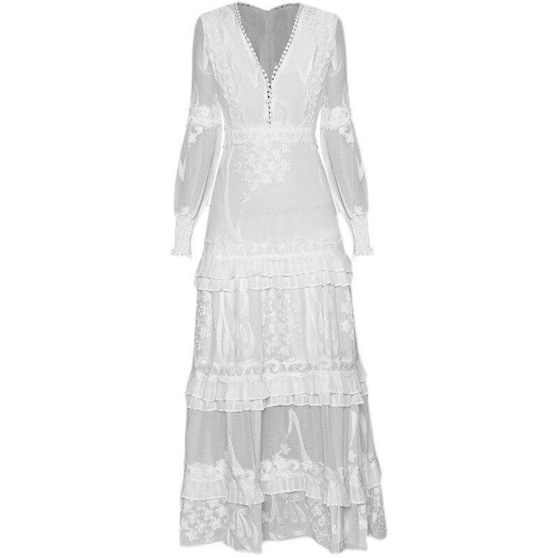 Robe Vintage Années 40 Lanterne Blanche - Louise Vintage