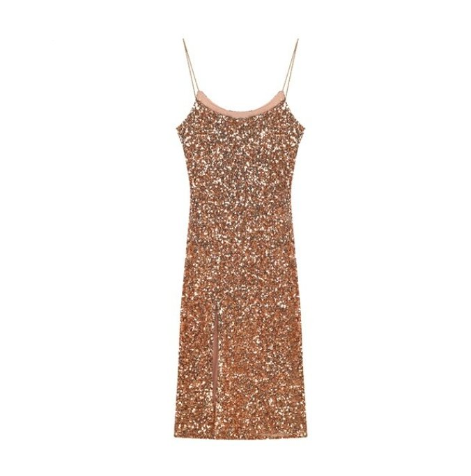 Robe Vintage Années 40 Moulante Kaki - Louise Vintage