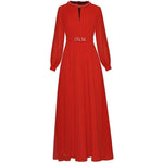 Robe Vintage Années 40 Rouge Taille Haute - Louise Vintage