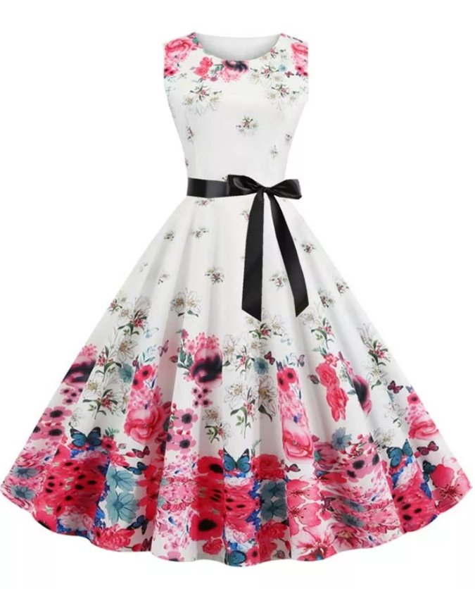 Robe Vintage Années 50 Volume - Louise Vintage