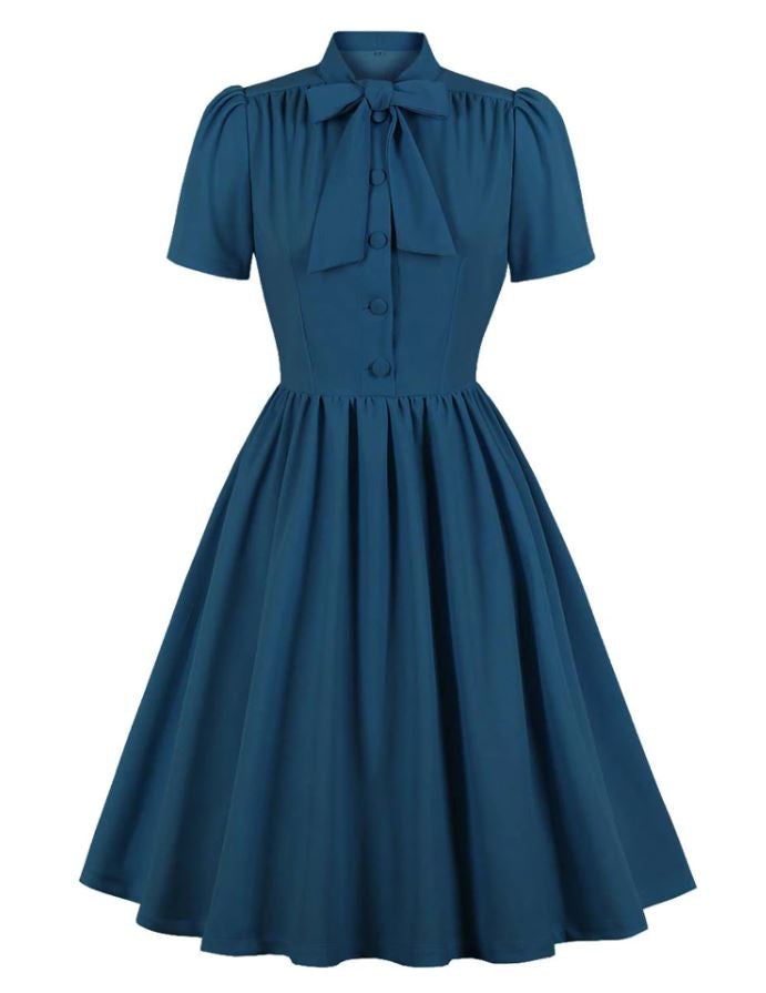 Robe Vintage BCBG Bleu - Louise Vintage