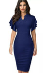 Robe Vintage Crayon Chic Marine - Louise Vintage