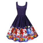 Robe Vintage de Noel Marine - Louise Vintage