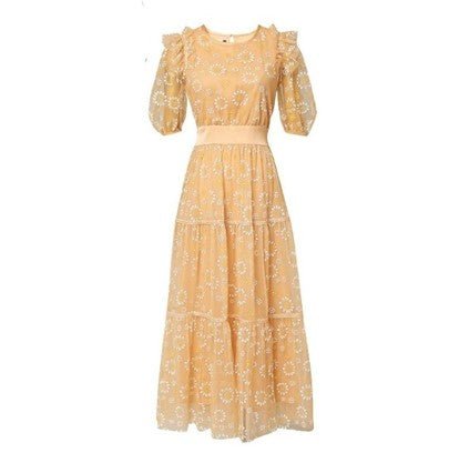 Robe Vintage de Qualité Orange - Louise Vintage