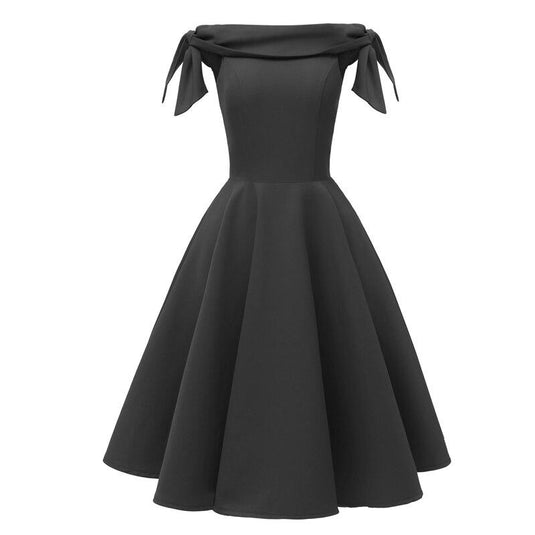 Robe Vintage de Soirée Noir Louise Vintage