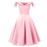 Robe Vintage de Soirée Rose - Louise Vintage