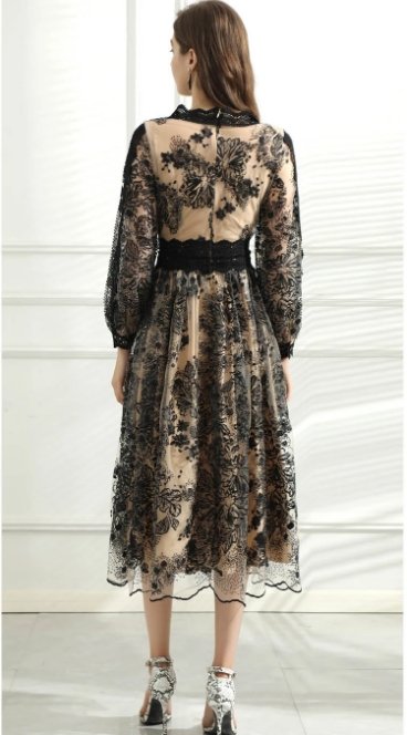 Robe Vintage Dentelle Boheme - Louise Vintage