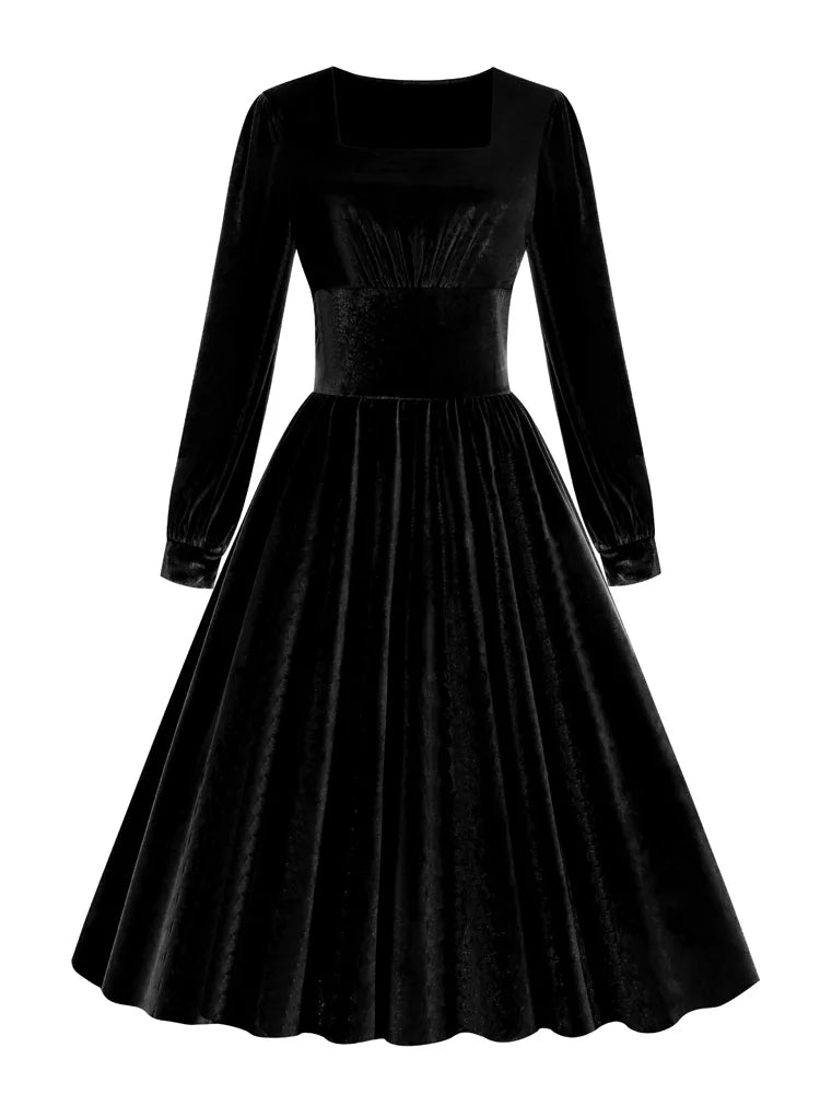 Robe Vintage Formelle Hiver - Louise Vintage