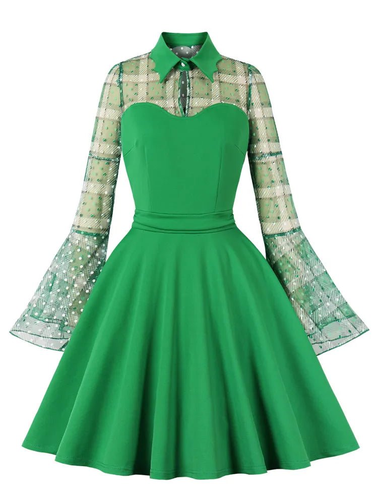 Robe Vintage Grande taille Automne - Louise Vintage