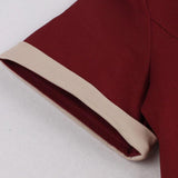 Robe Vintage Grande Taille Chic Bordeaux - Louise Vintage