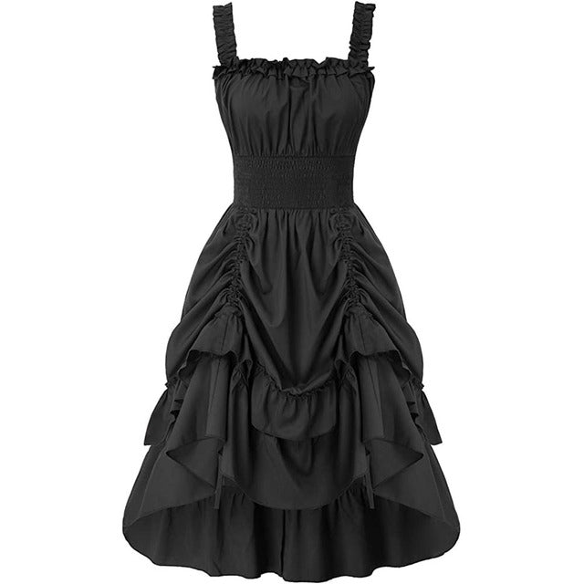 Robe Vintage Grande Taille Col Chic Noir - Louise Vintage