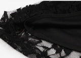 Robe Vintage Grande Taille Dentelle Noir - Louise Vintage