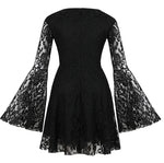 Robe Vintage Grande Taille Dentelle Noir - Louise Vintage