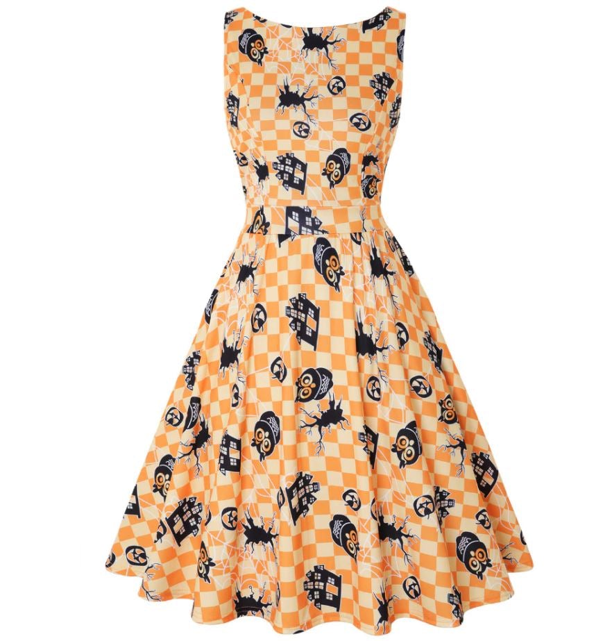 Robe Vintage Grande Taille Halloween - Louise Vintage