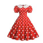 Robe Vintage Grande Taille Manches Bouffantes - Louise Vintage