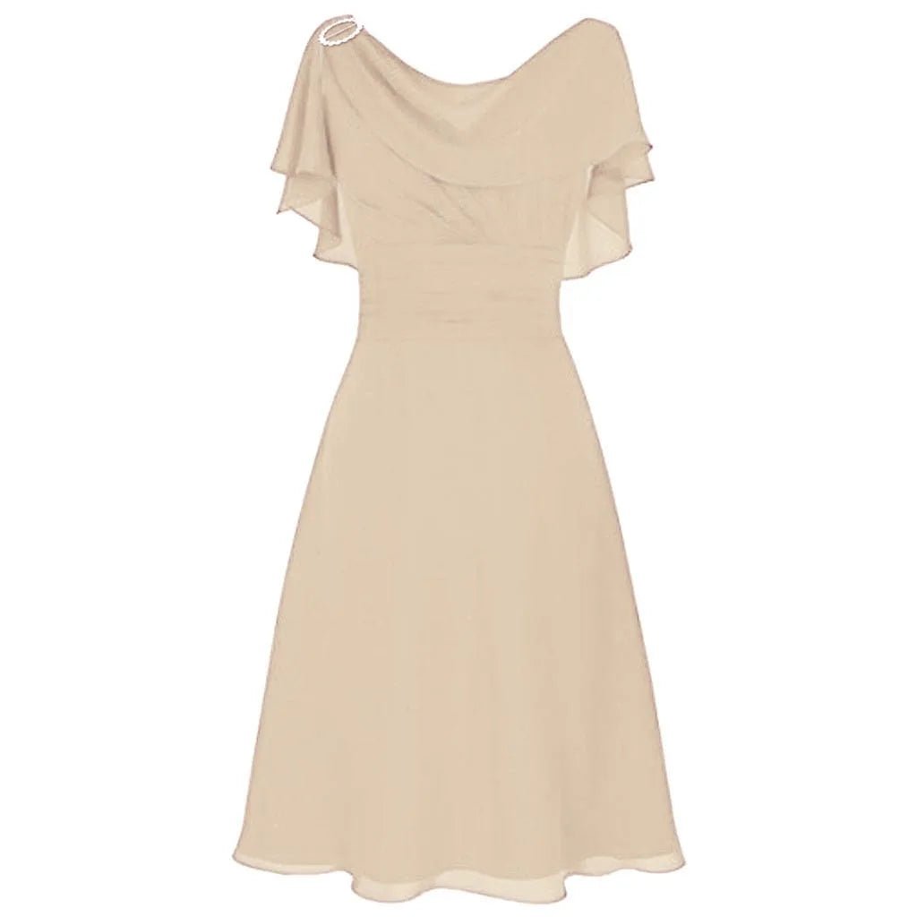 Robe Vintage Grande Taille pas cher abricot - Louise Vintage