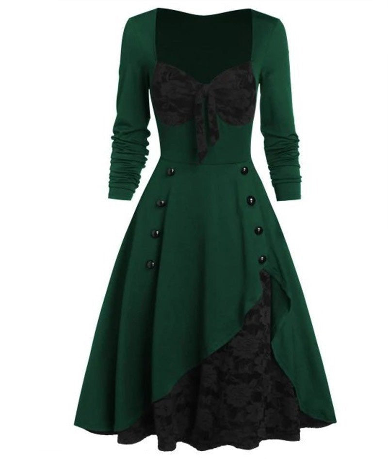 Robe Vintage Grande Taille Plume - Louise Vintage