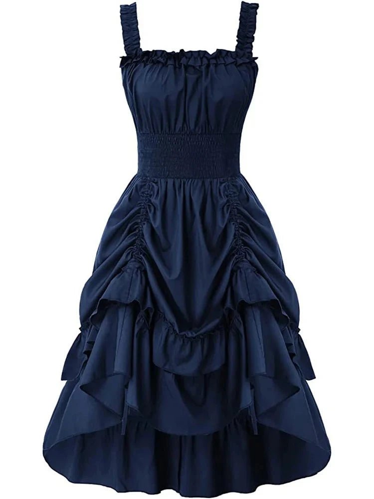 Robe Vintage Grande Taille Rose Oiseaux - Louise Vintage