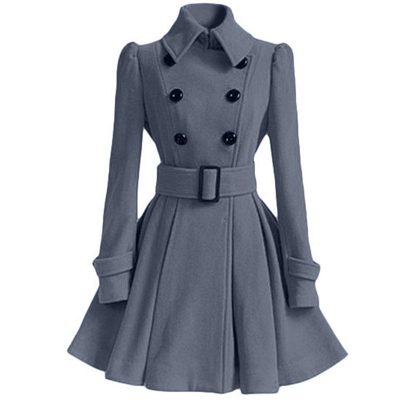 Robe Vintage Hiver Laine Grise - Louise Vintage