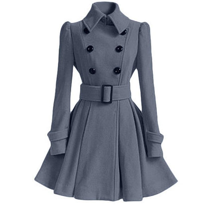 Robe Vintage Hiver Laine Grise - Louise Vintage