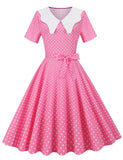 Robe Vintage Mariage Rose - Louise Vintage