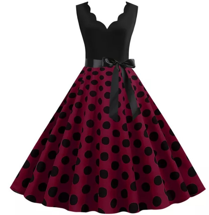 Robe Vintage Pin Up Pas Cher Violette - Louise Vintage