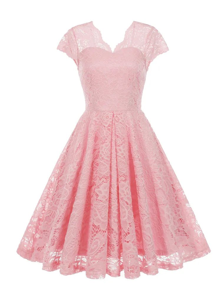 Robe Vintage Pour Mariage Rose - Louise Vintage