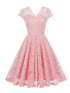 Robe Vintage Pour Mariage Rose - Louise Vintage