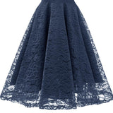 Robe Vintage Récéption Marine - Louise Vintage