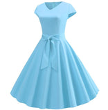 Robe Vintage Romantique Ciel - Louise Vintage