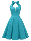 Robe Vintage Sexy Pin Up Ciel - Louise Vintage