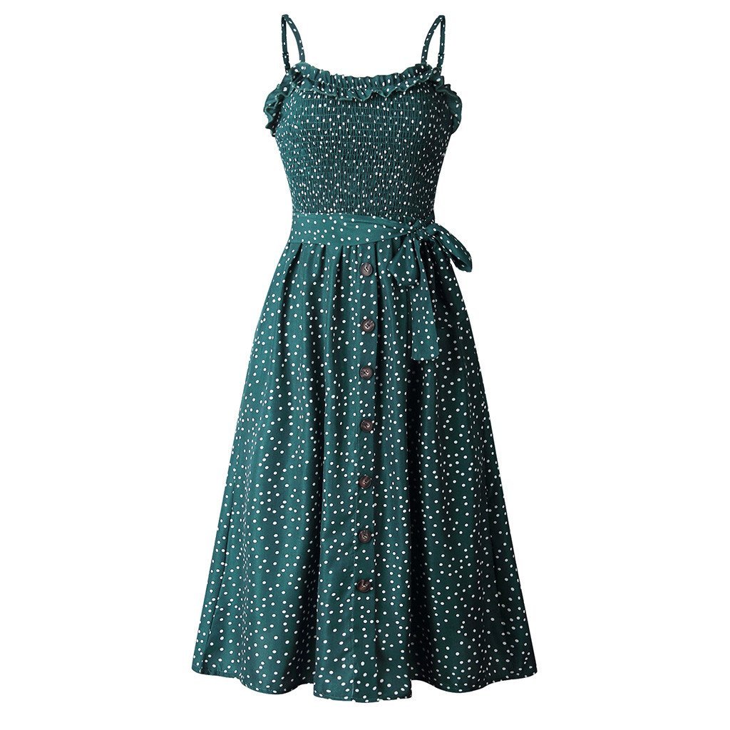 Robe Vintage Sixties Vert - Louise Vintage