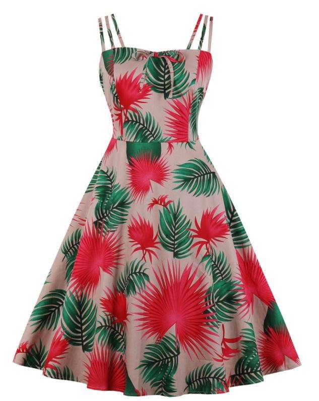 Robe Vintage Swing Plumes - Louise Vintage