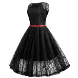 Robe Vintage Trapeze Noir - Louise Vintage