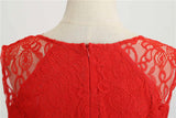 Robe Vintage Trapeze Rouge - Louise Vintage
