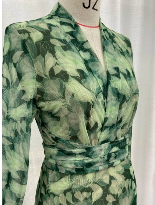 Robe Vintage Verte Années 40 - Louise Vintage