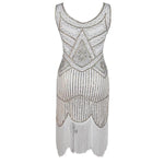 Robe Vintage<br> Années 20 Blanc - Louise Vintage