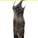 Robe Vintage<br> Années 20 Gatsby Or - Louise Vintage