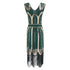 Robe Vintage<br> Années 20 Gatsby Vert - Louise Vintage