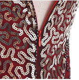 Robe Vintage<br> Années 20 Grande Taille Charleston Rouge - Louise Vintage