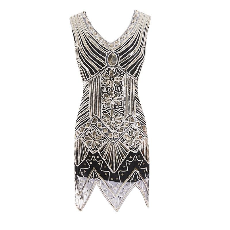 Robe Vintage<br> Années 20 Mi Longue - Louise Vintage