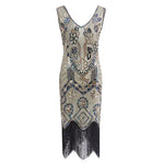 Robe Vintage<br> Années 20 Paris Beige - Louise Vintage