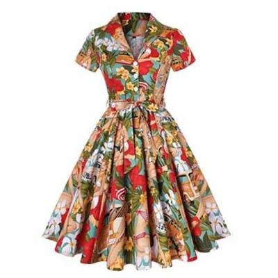 Robe Vintage<br> Grande Taille 60s Pin up - Louise Vintage